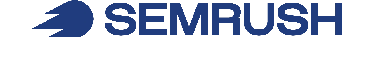 Semrush logo in navy