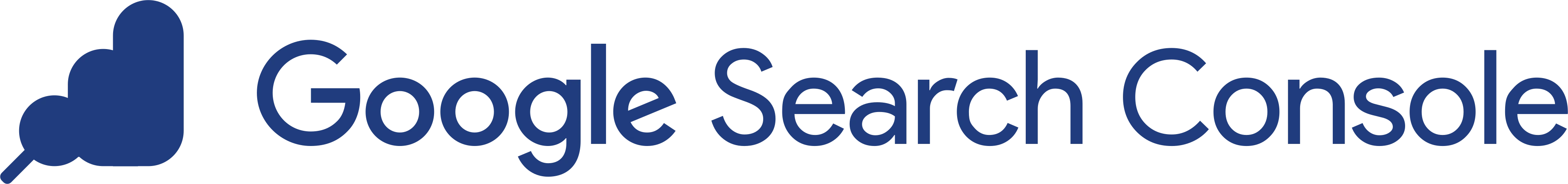 Google Search Console logo in navy