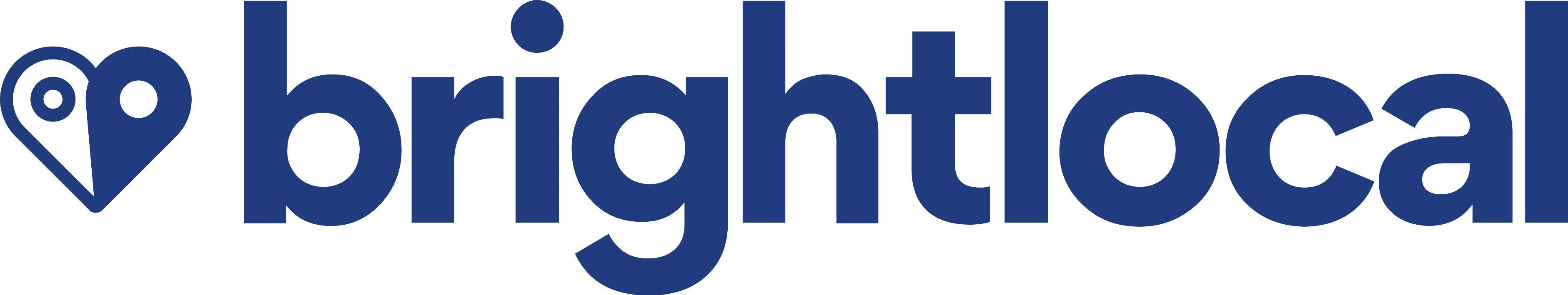 BrightLocal logo in navy