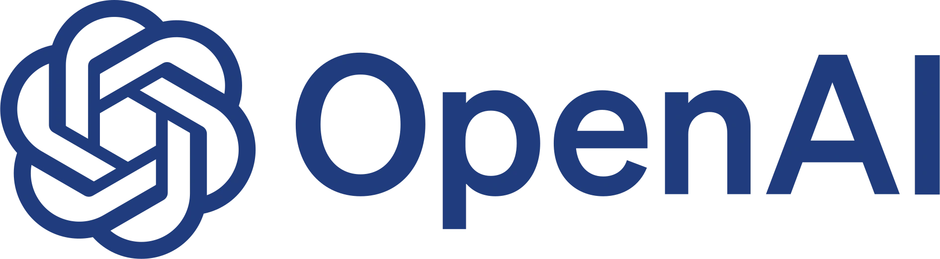 OpenAI logo in navy
