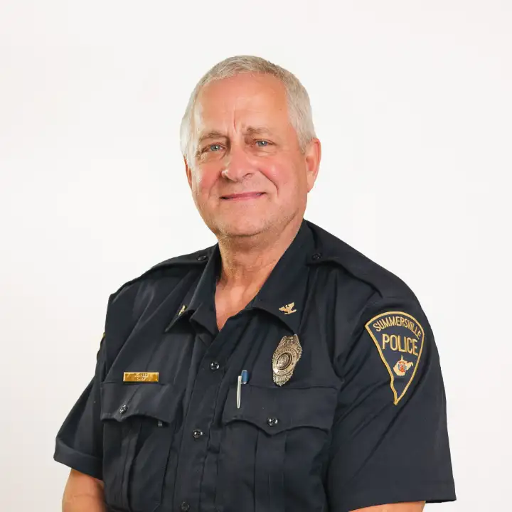 Police department reference photo from the website design
