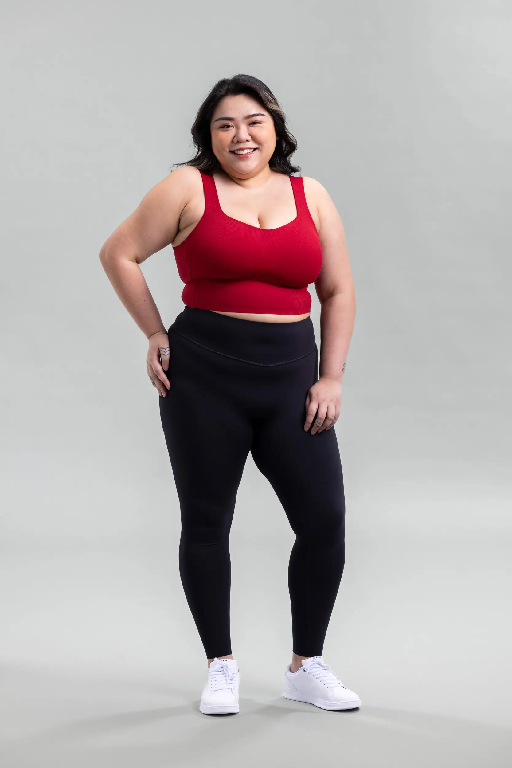Ribbed Textured Sports Bra