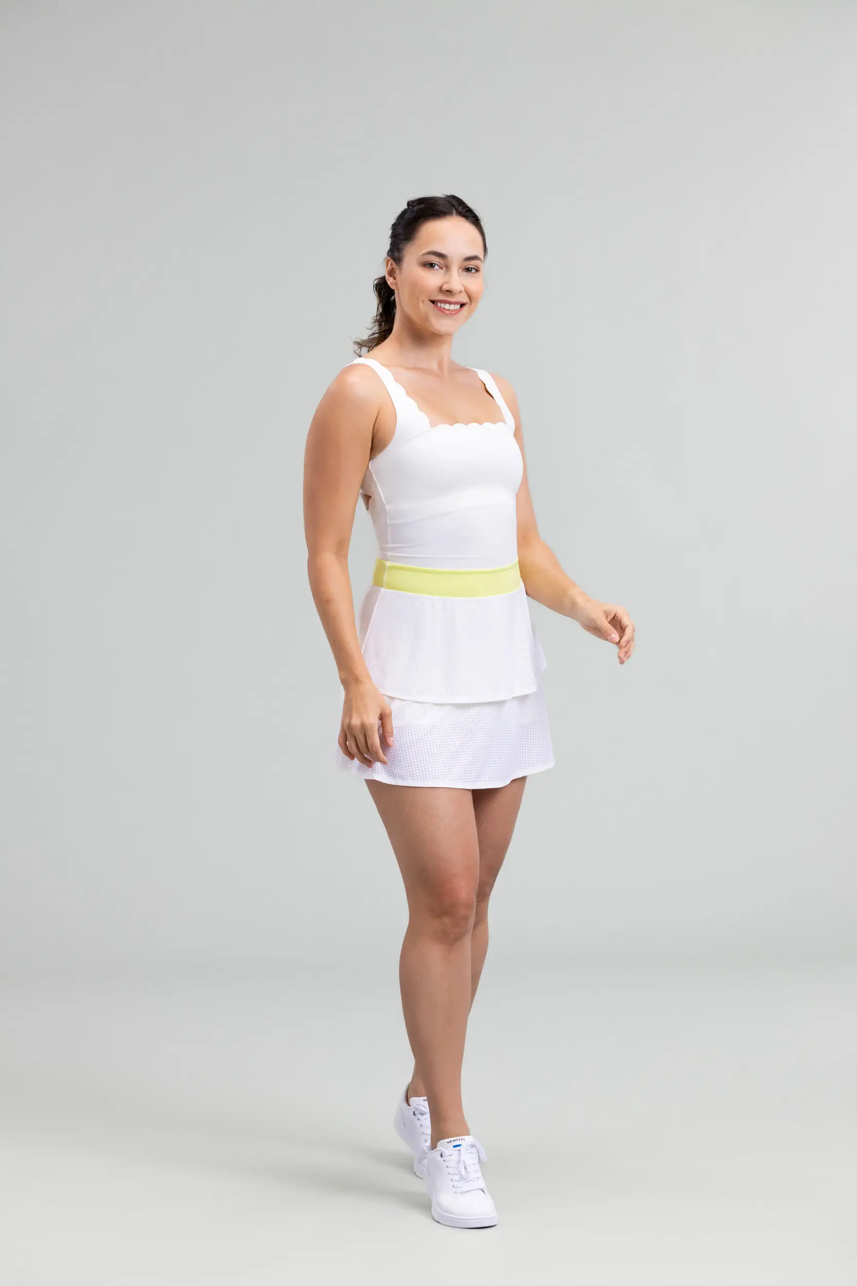 Scallop Edge Tennis Dress