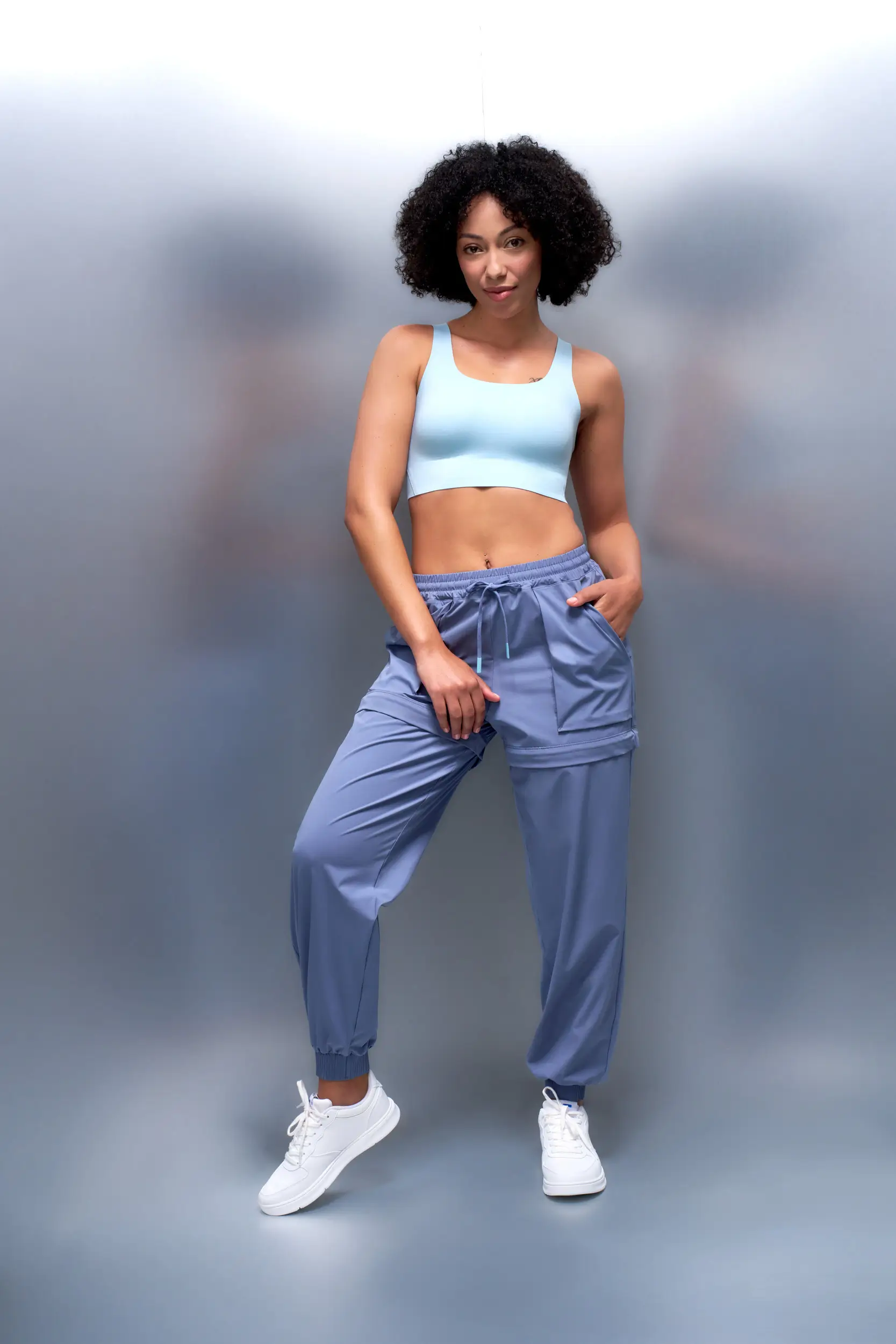Longline Sports Bra & 2 In 1 Convertible Pants