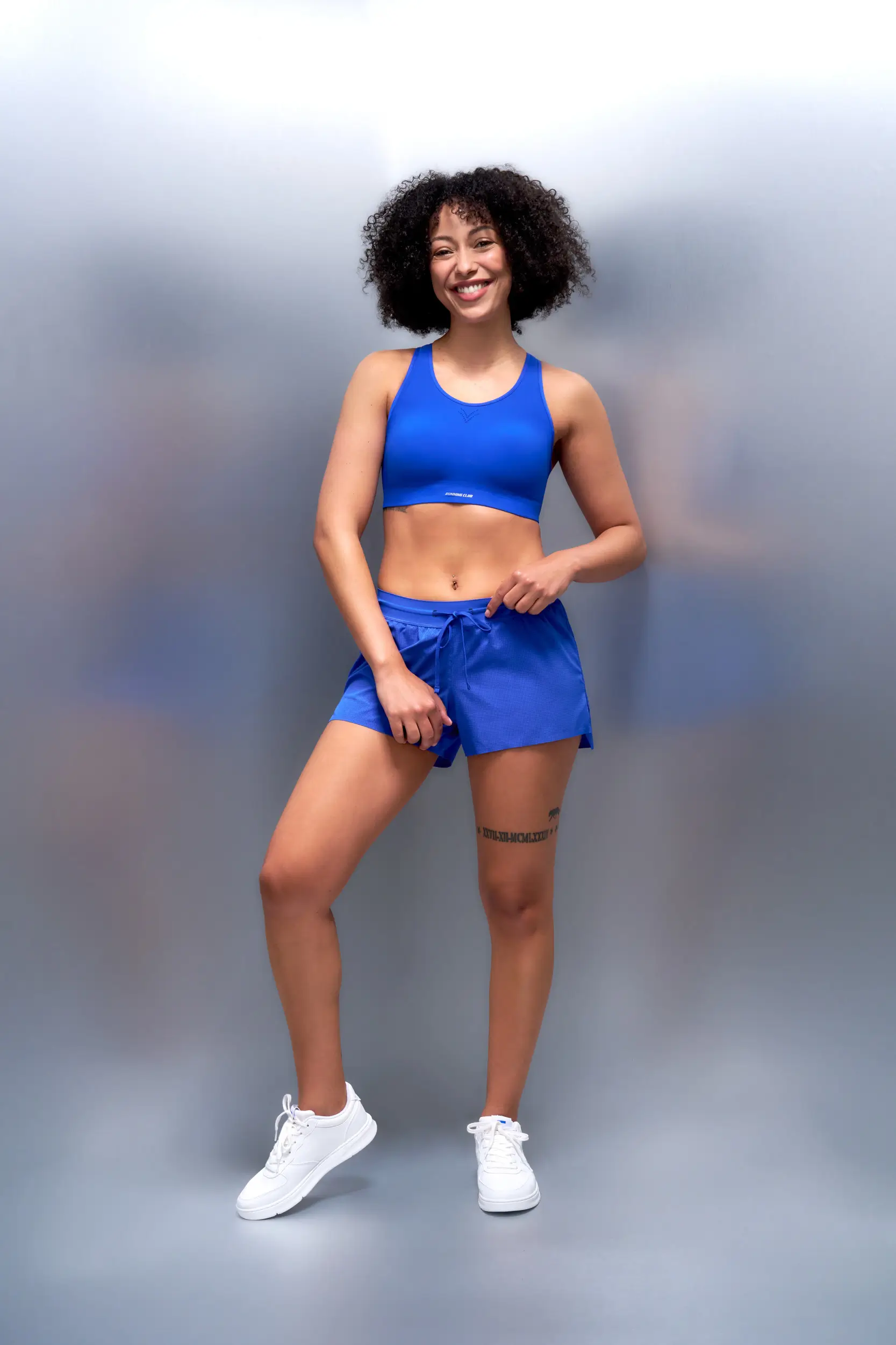 Cross Back Sports Bra & Running Shorts