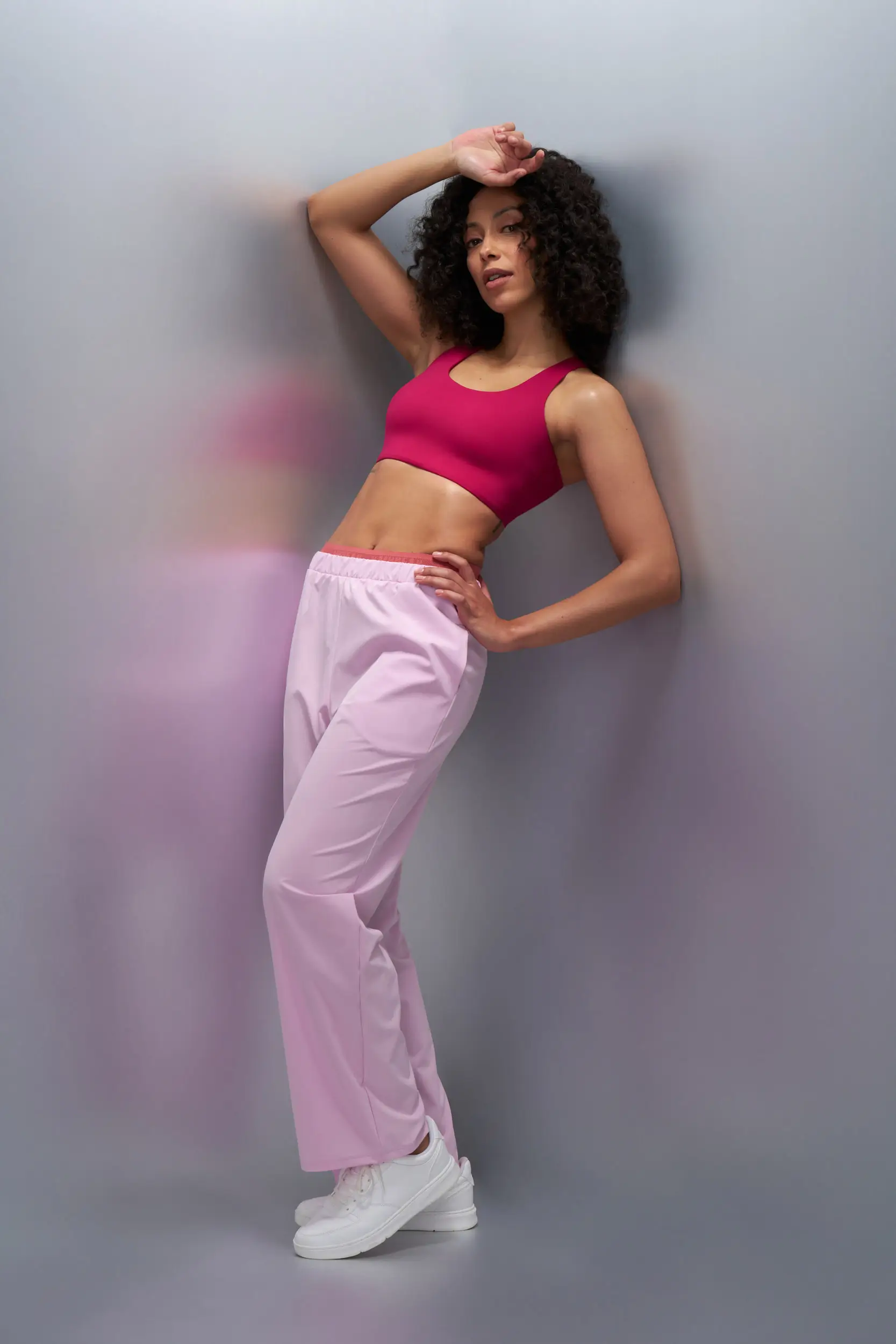 Strappy Sports Bra & Straight Leg Pants