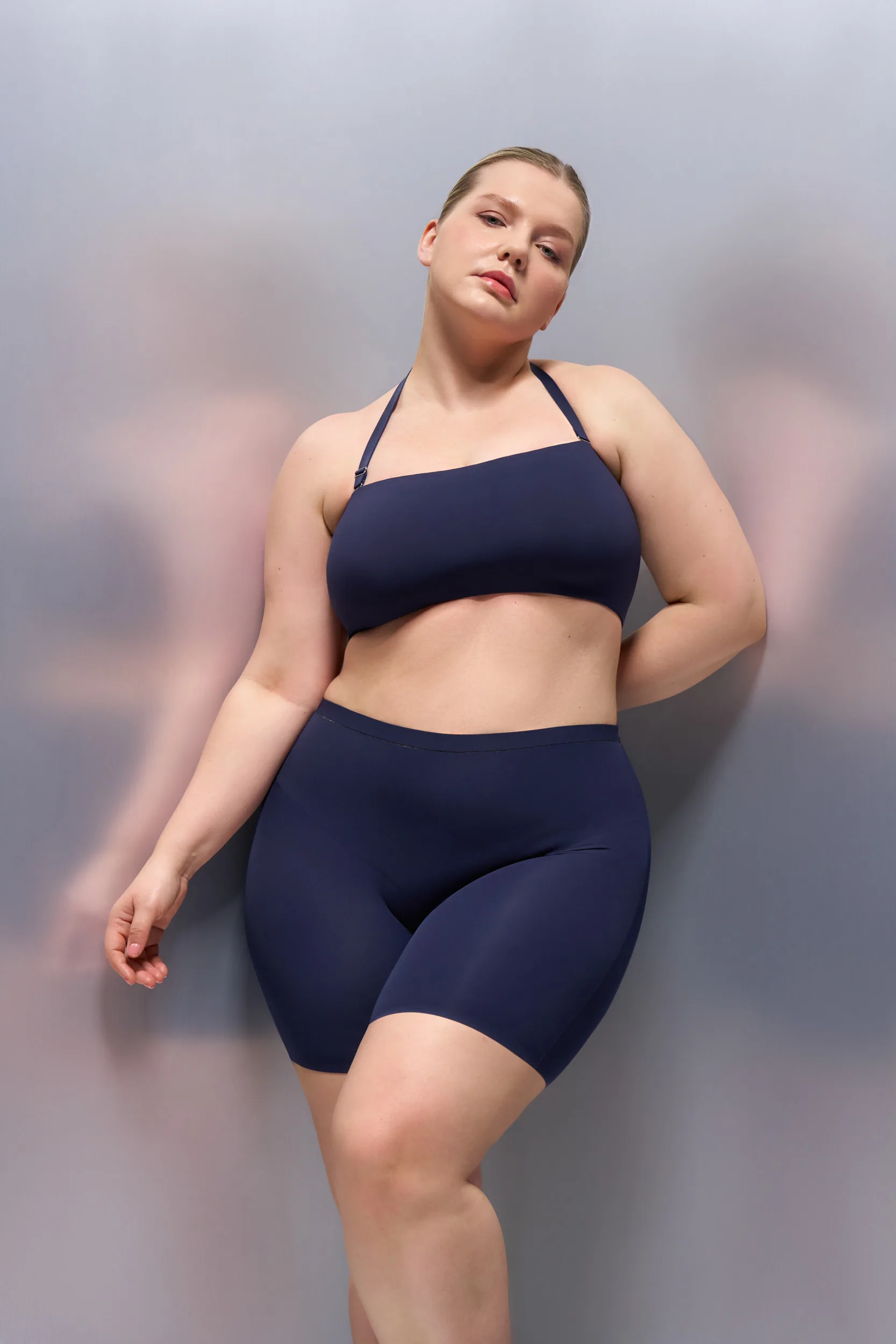 Bonded Convertible Spacer Bra & Bonded Mid-waisted Shaping Shorts