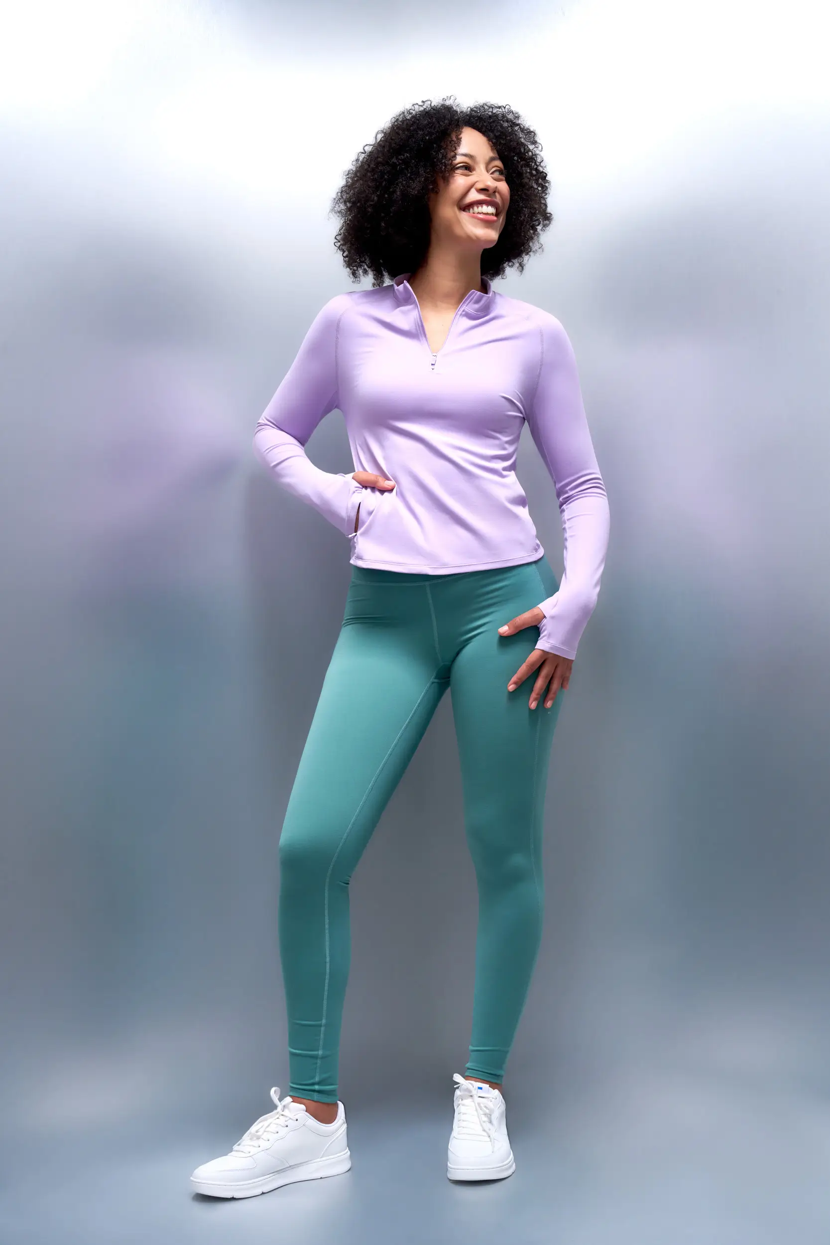 1/2 Zip Midlayer Sports Top
