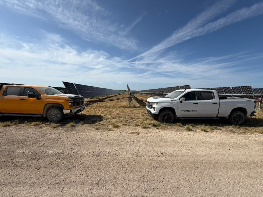 Hanson Solar project - panel installation crew