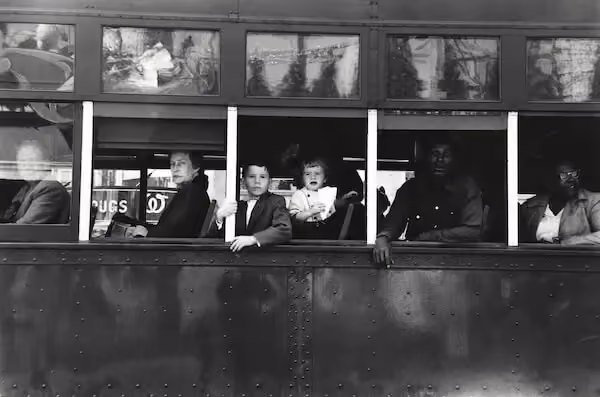 Robert Frank "Trolley" – New Orleans, 1955.