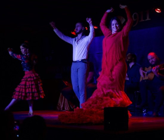 Flamenco performance at Tablao Flamenco 1911