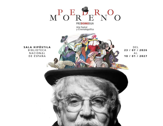 Poster of Pedro Moreno's exhibition Pro domo sua