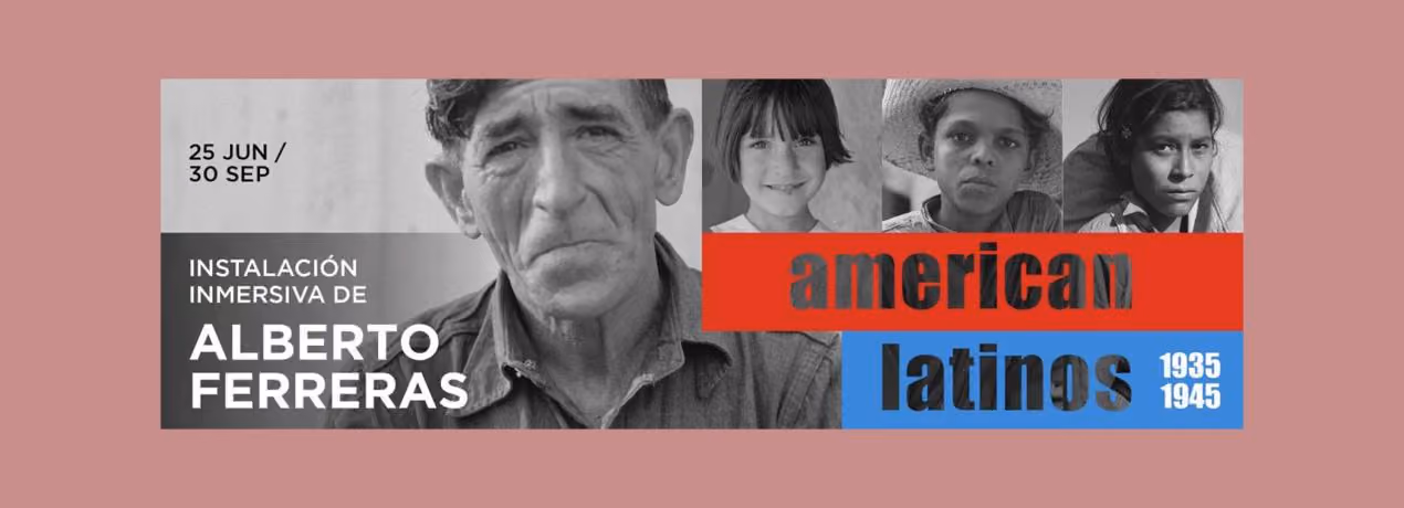 American Latinos. Poster of the exhibition at Casa de América