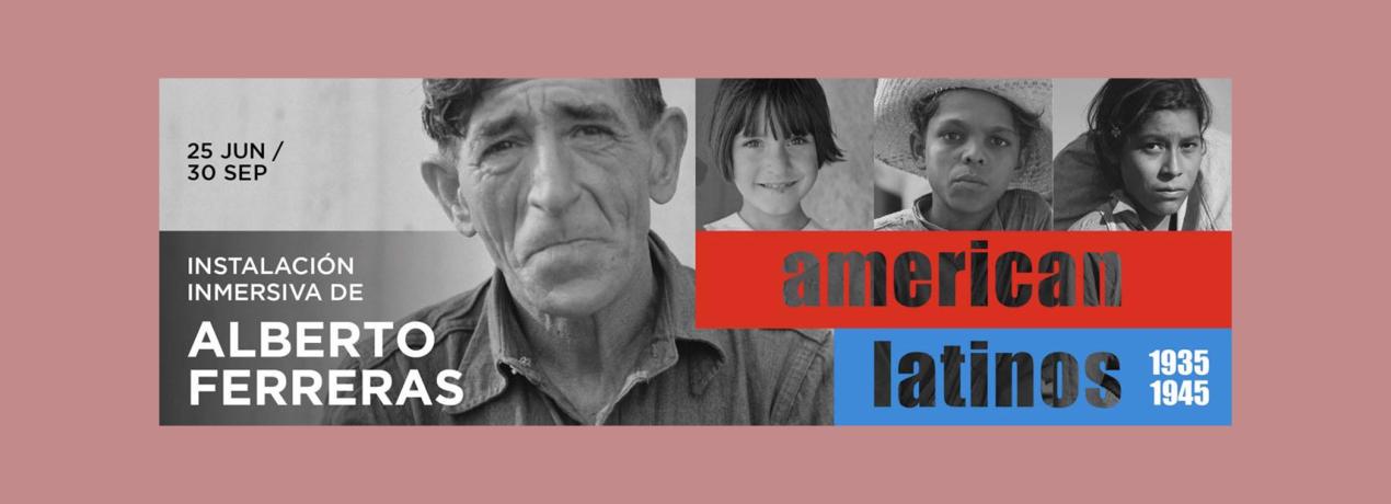 American Latinos. Poster of the exhibition at Casa de América