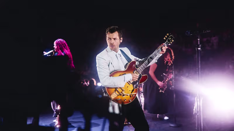 El cantante Harry Styles
