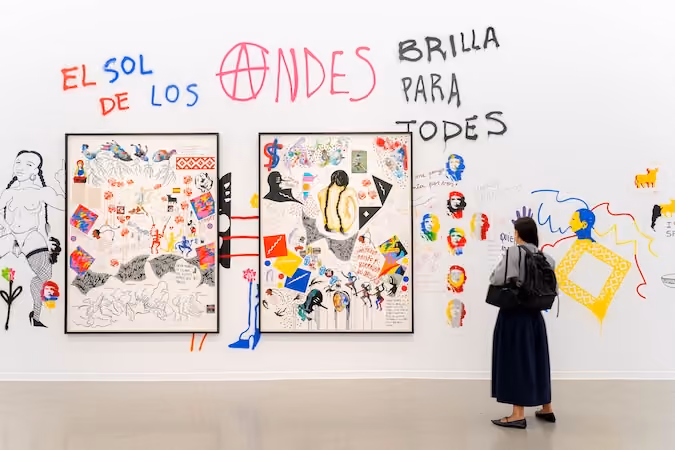 Continentes como semillas exhibition