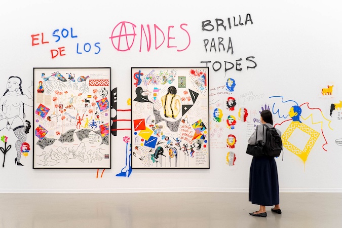 Continentes como semillas exhibition