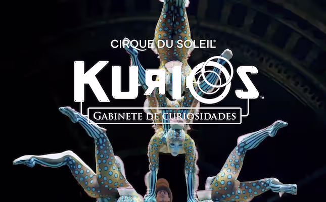 Cartel del espectáculo KURIOS del Cirque du Soleil en Madrid