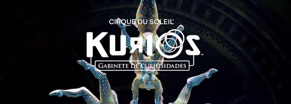 Cartel del espectáculo KURIOS del Cirque du Soleil en Madrid