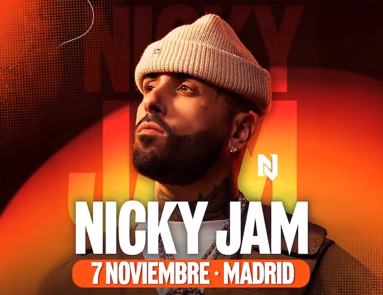 Poster of Nicky Jam in Madrid