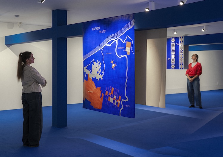 Work by Seba Calfuqueo from the exhibition Cautín at the Thyssen-Bornemisza