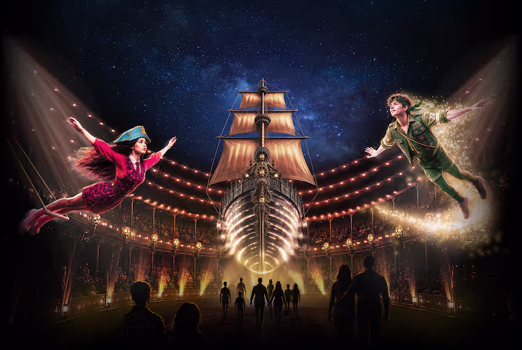 The Island of Neverland in Madrid interactive theater and show