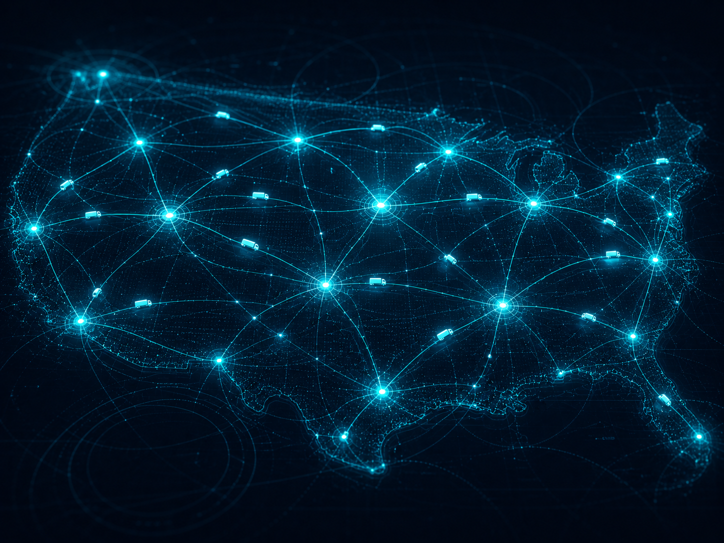 RYVO network map across 48 contiguous states