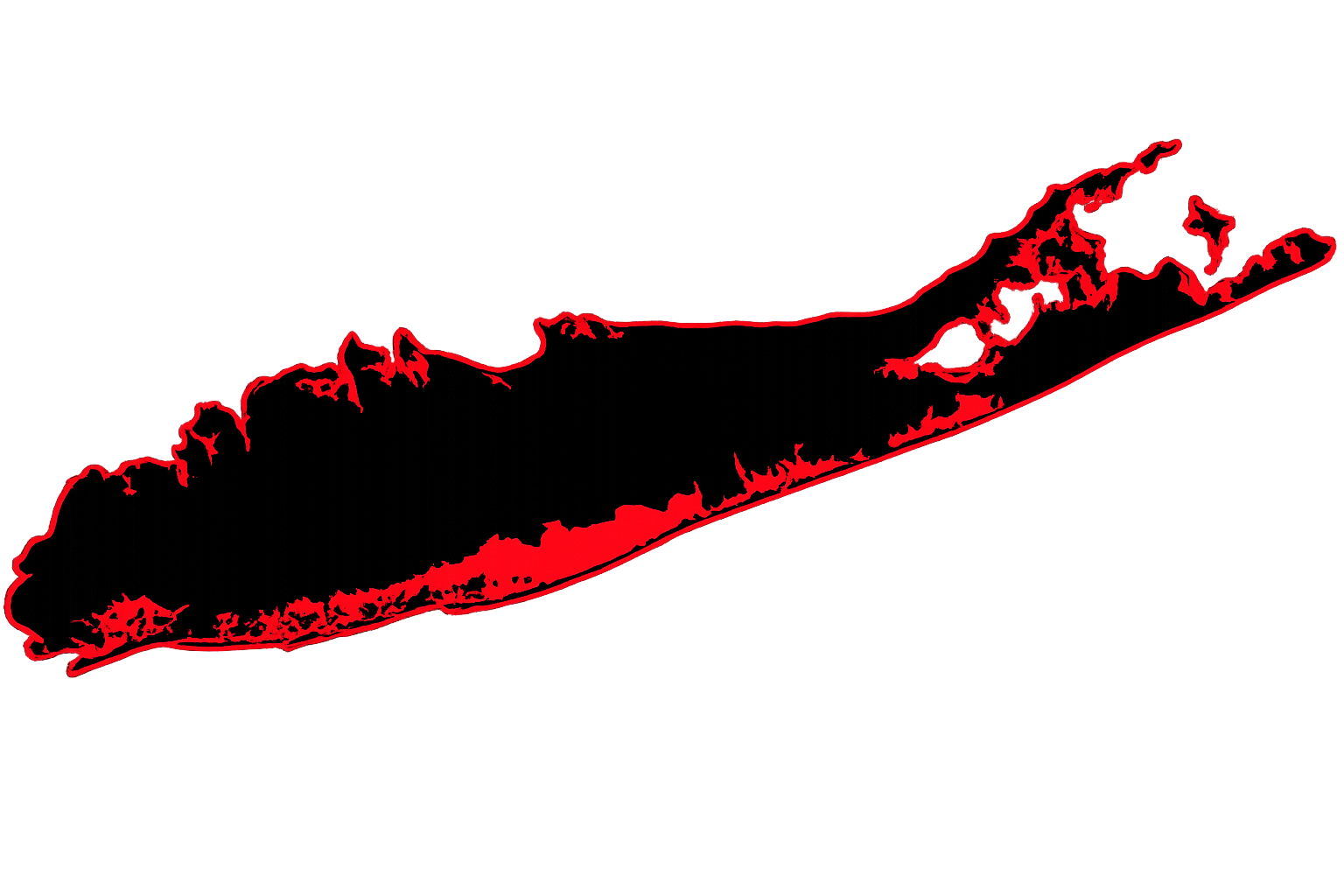 Long Island service area map