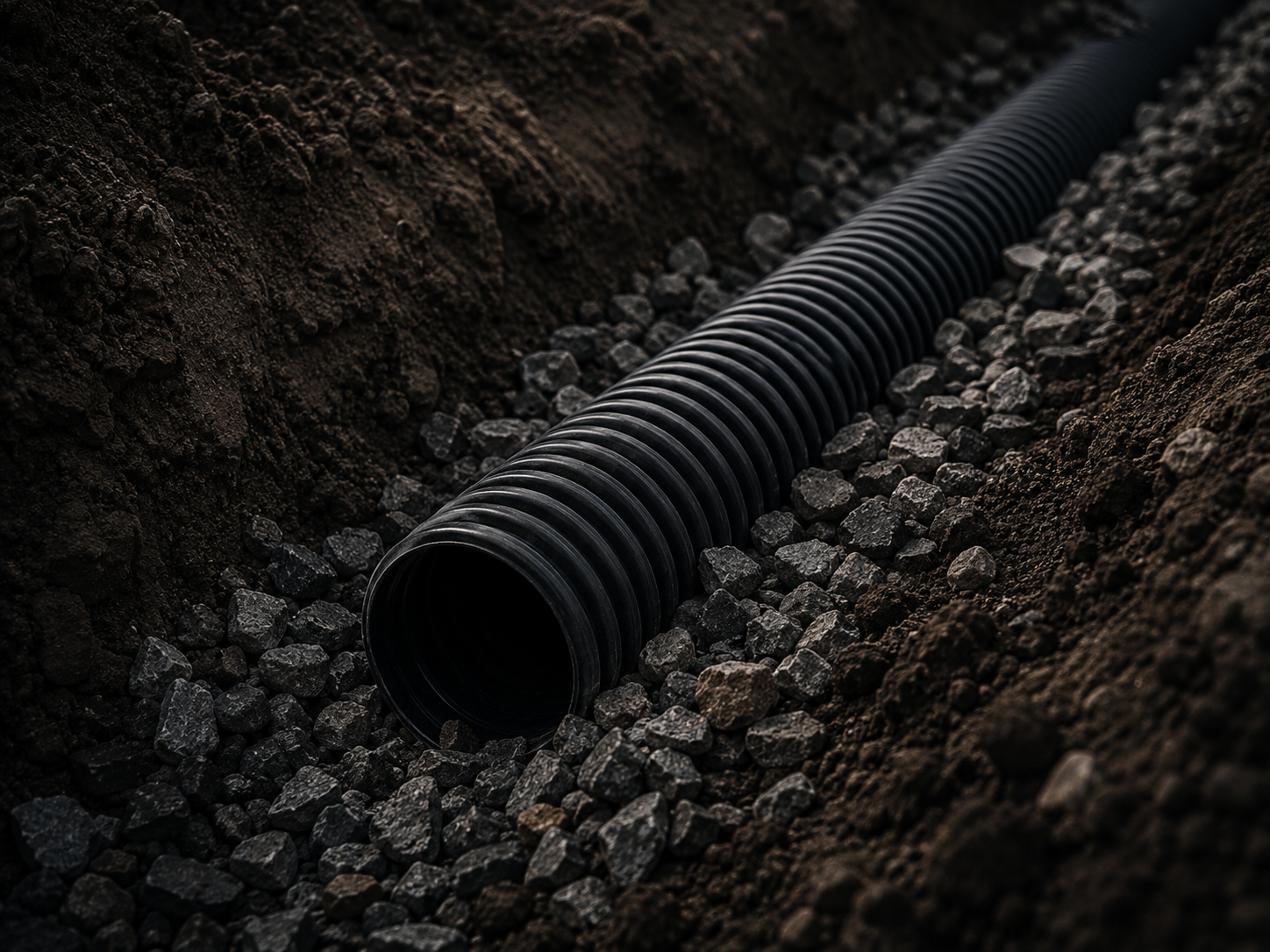 Drainage service by MVC Excavating