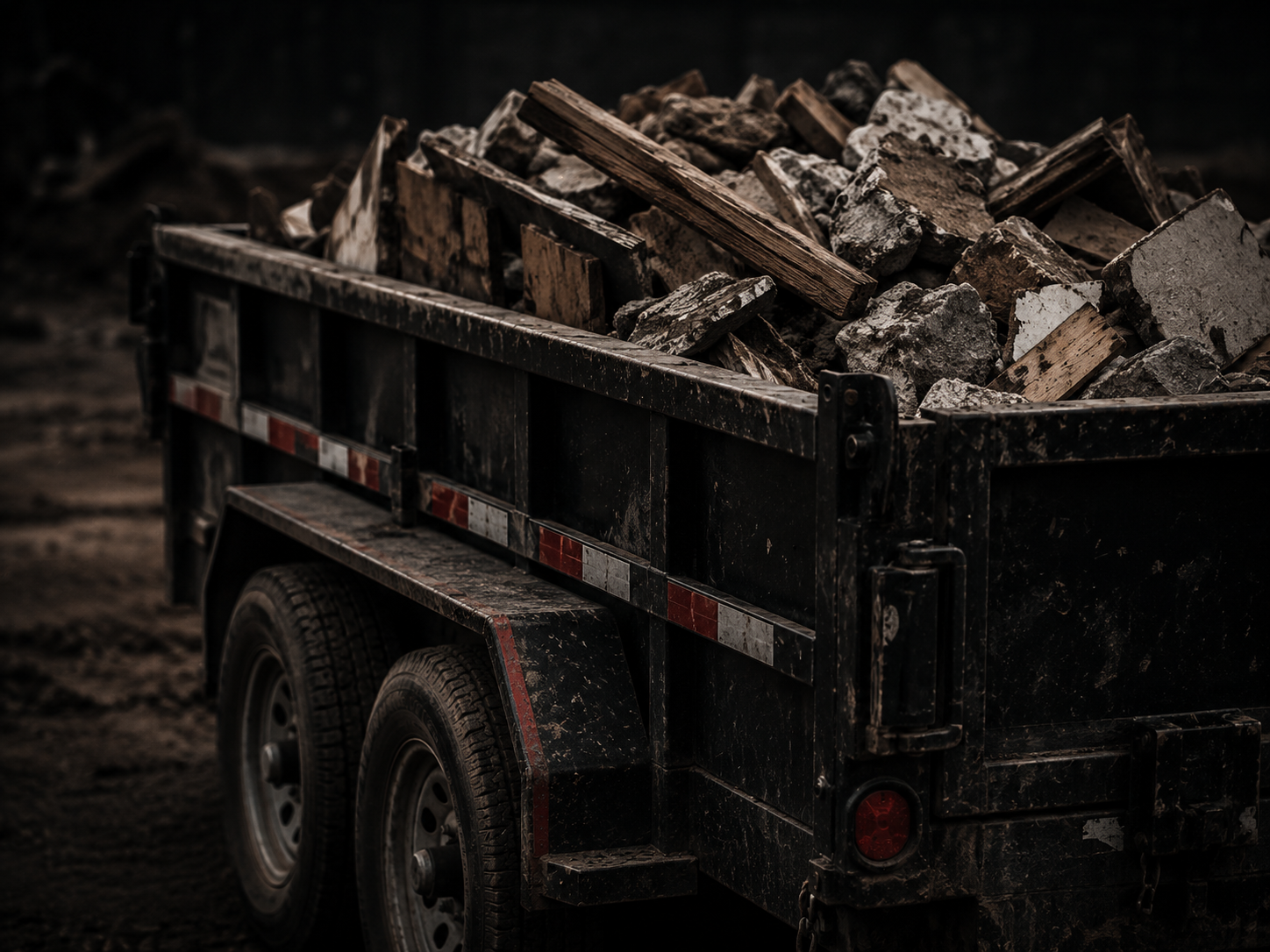 Junk removal service by MVC Excavating