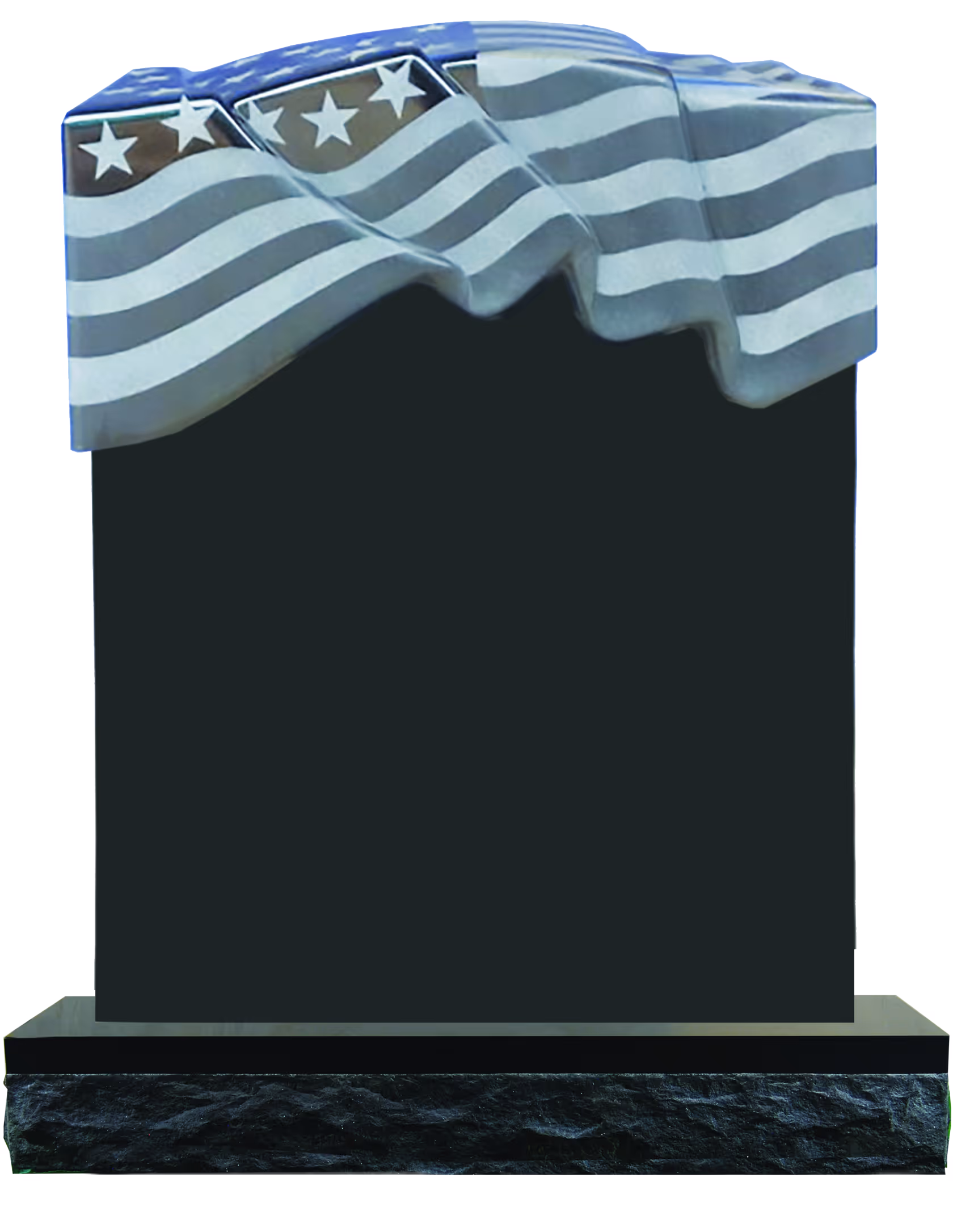 granite flag monument