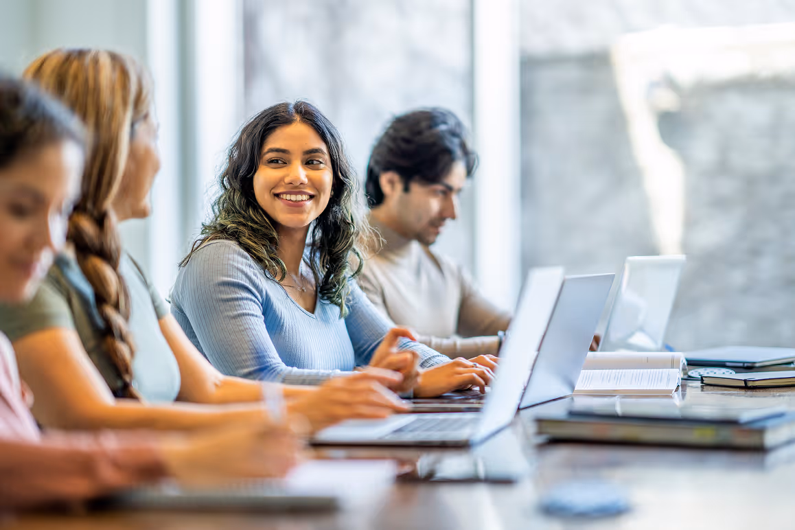 Help desk team in an office