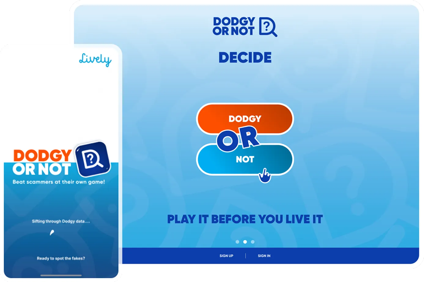 Dodgy or Not? game on iPhone and iPad