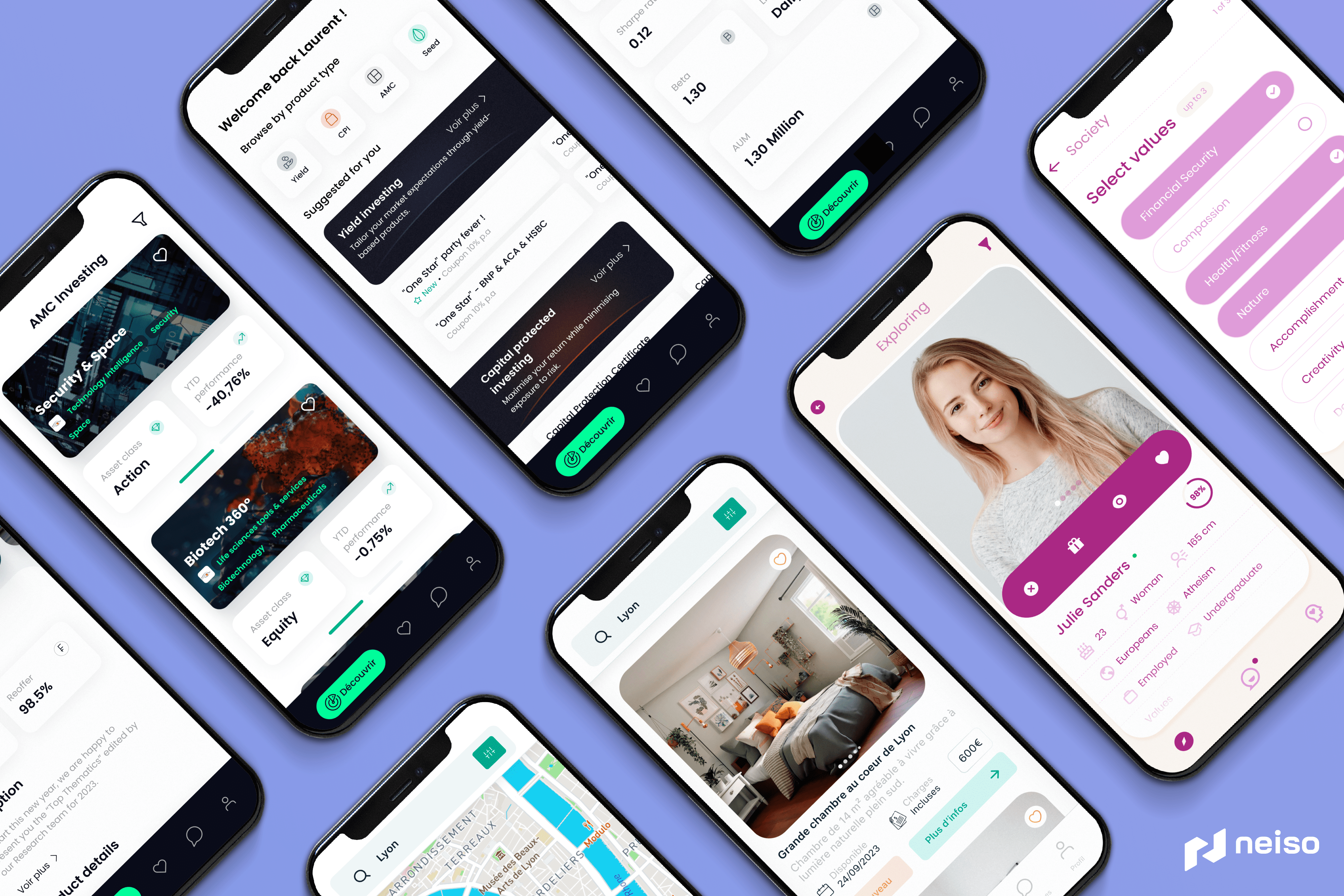 applications, mockups