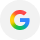 Google logo with a capital G in four colors: blue, red, yellow, and green.