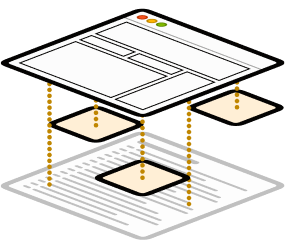 Illustration of a multi-product SaaS platform use case for Pontil