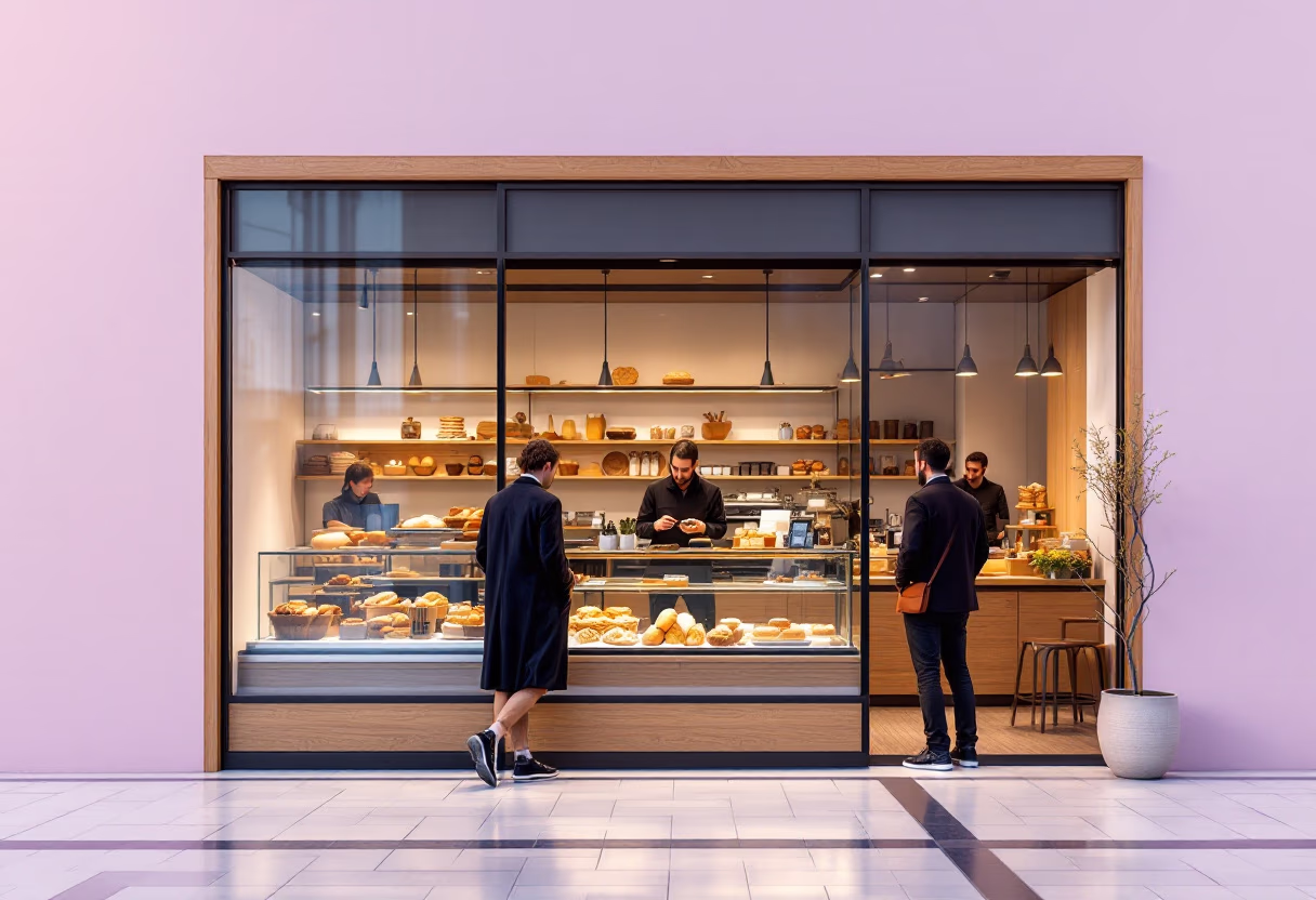 image of a bakery storefront