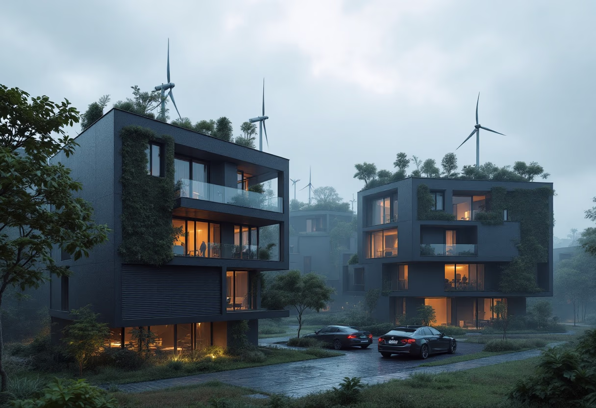 image of green building architecture