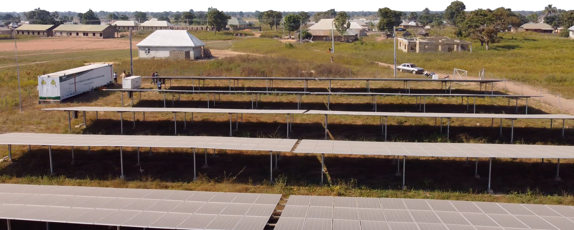 A solar mini grid providing clean, reliable energy for the Shimankar community in Nigeria