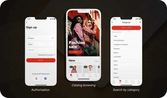 E-Commerce App Features