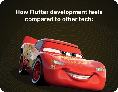 Flutter development of mobile applications