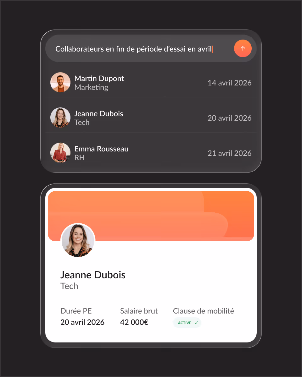 Smiling man typing on a laptop beside a beige circle with a red check mark.