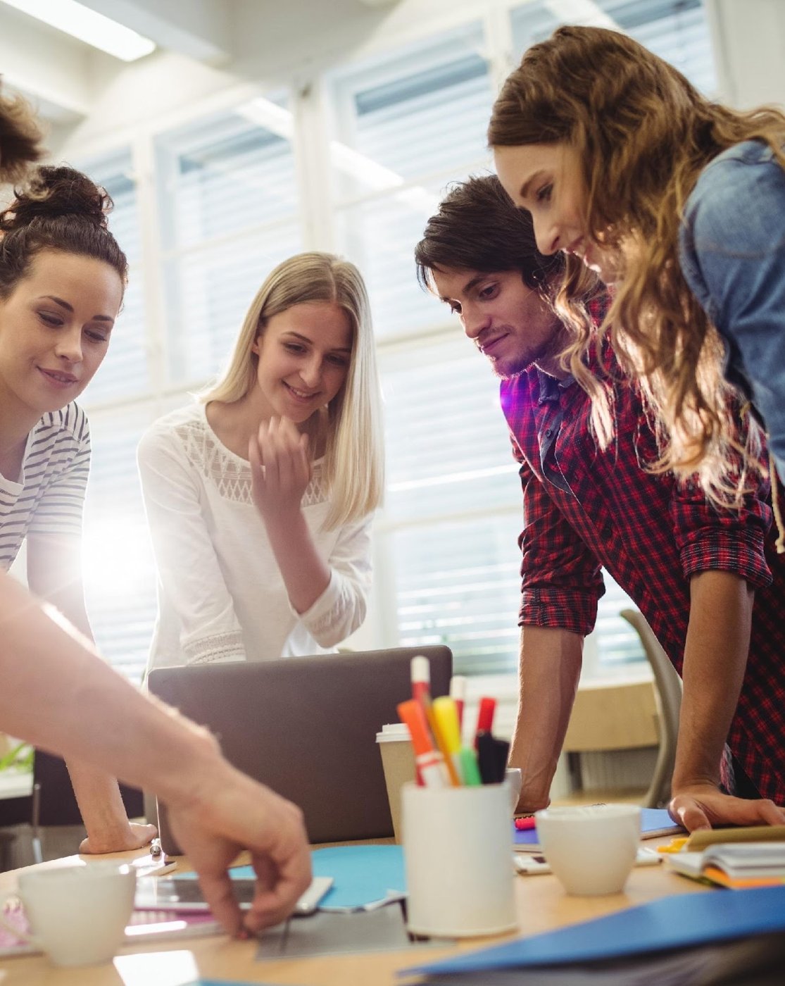 Placeholder: a leadership team in a workshop