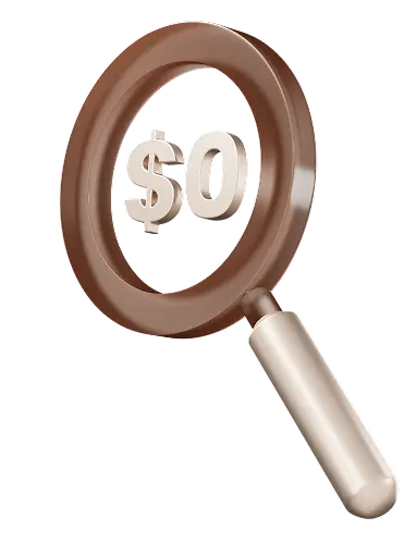 A 3D icon with a currency symbol with arrows around illustrating the daily returns of customers' savings accounts.