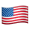 United States flag waving with 13 stripes and 50 white stars on blue canton.