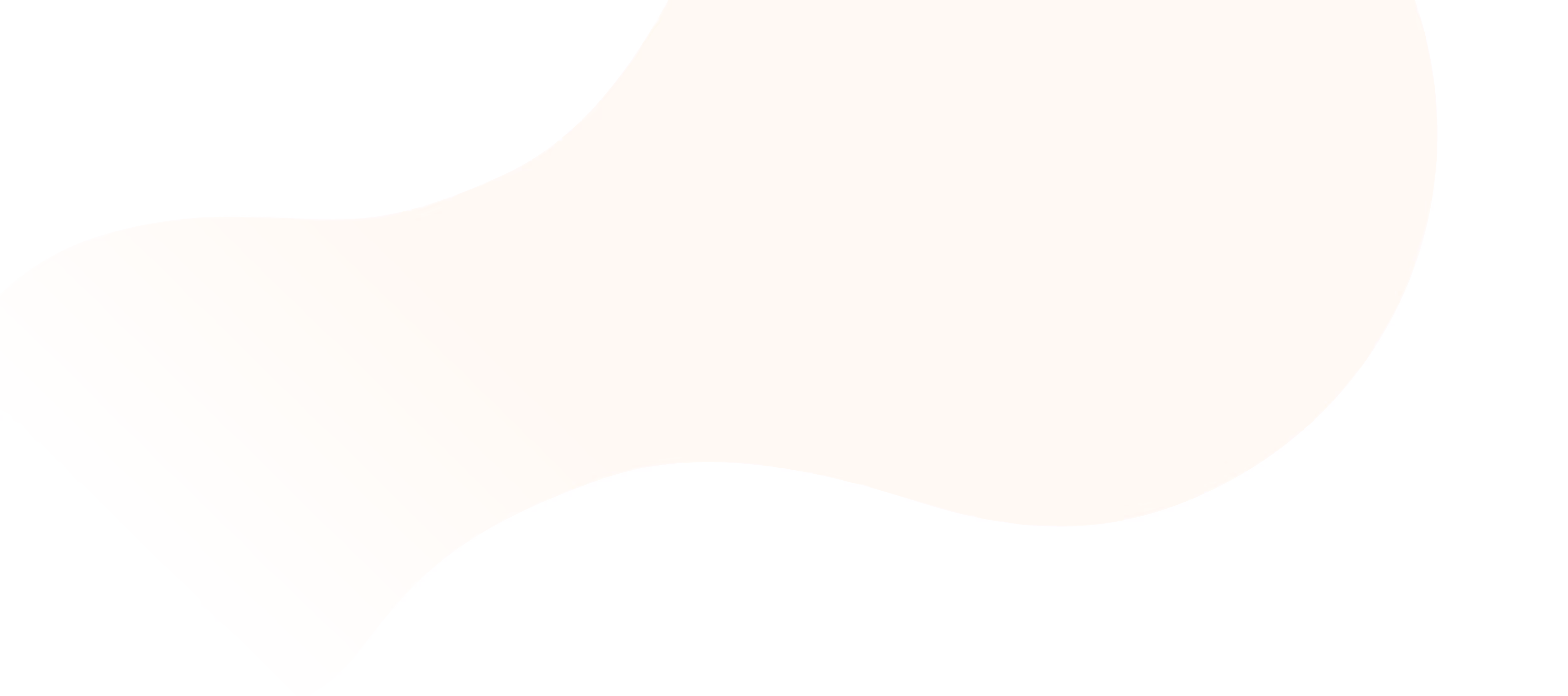 Abstract off-white organic shape on black background.