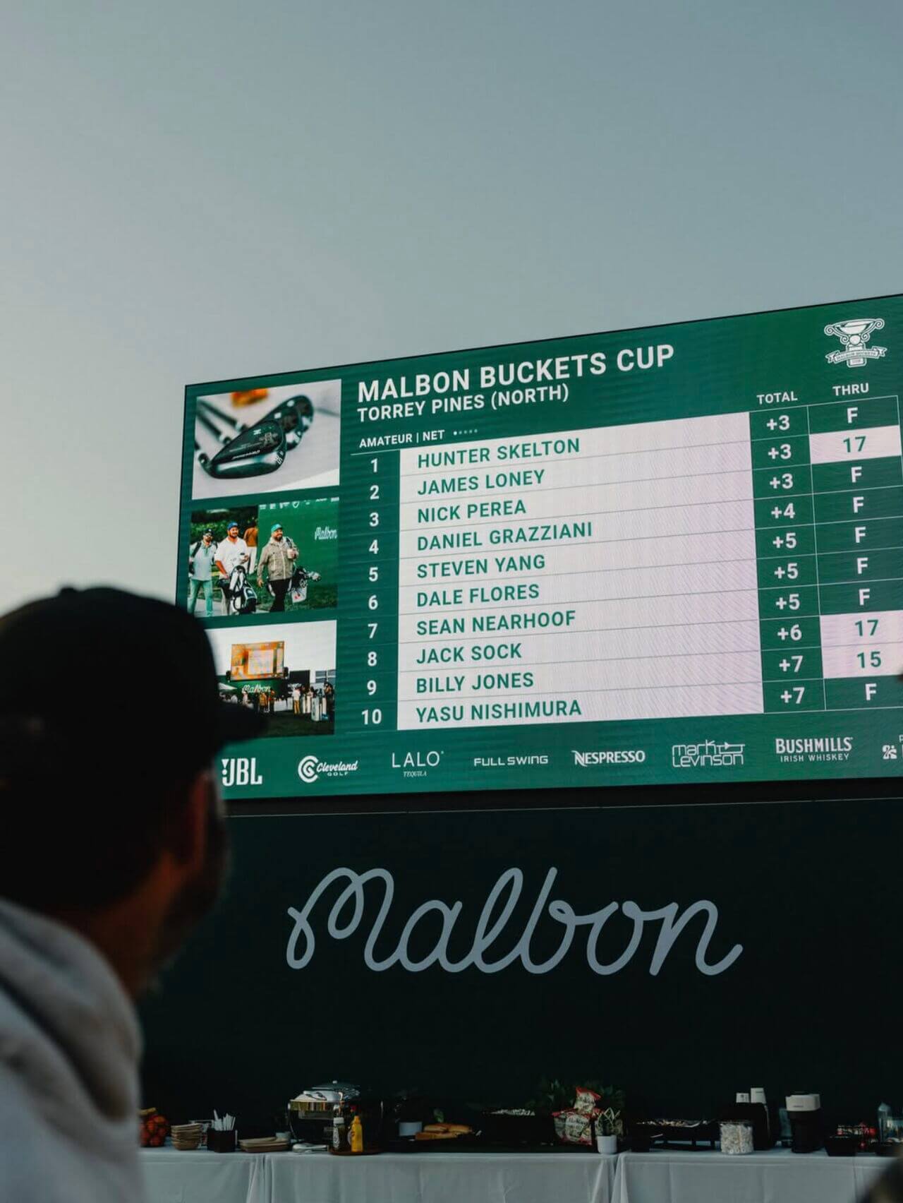 Malbon Buckets Cup event