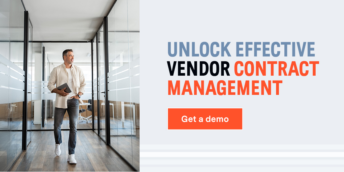 Vendor contract management