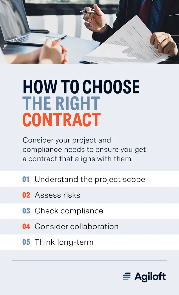 How to choose the right contract type