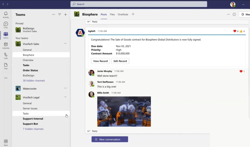 Teams integration